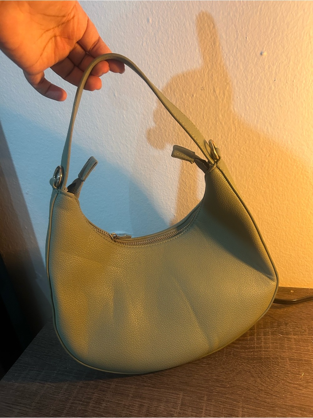 Olive Green Women's Hobo Shoulder Bag